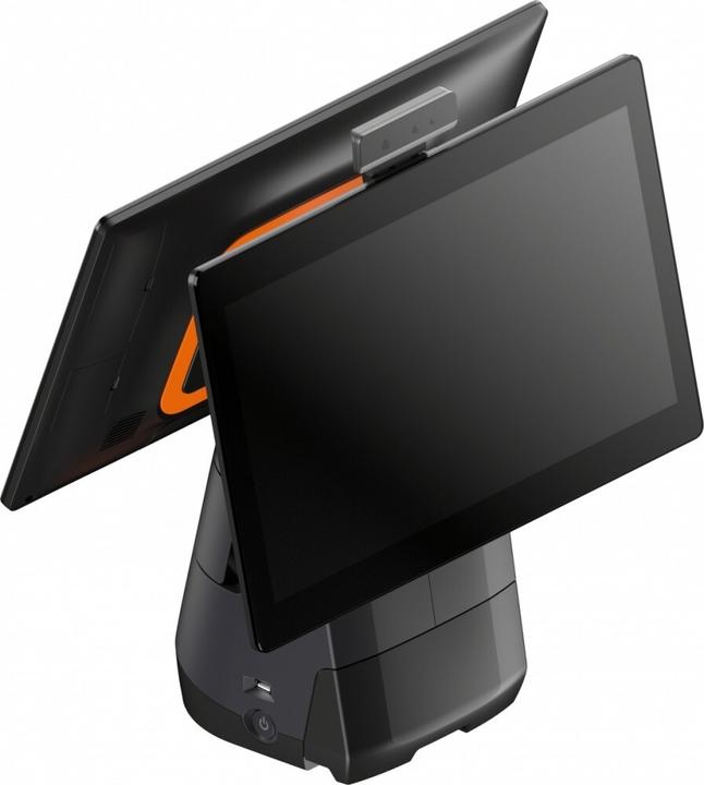 Image du produit Sunmi T2s, 39.6cm (15.6"), VFD, Android, noir, orange POS system, retail, touchscreen, capacitive,...
