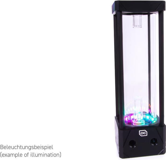 Alphacool Aurora D5 Acetal/Glass Ice Bucket - 250mm incl. VPP Apex D5