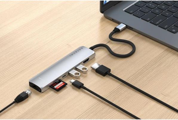 Produktbild Satechi Slim 7 (USB-C, 7 Ports)