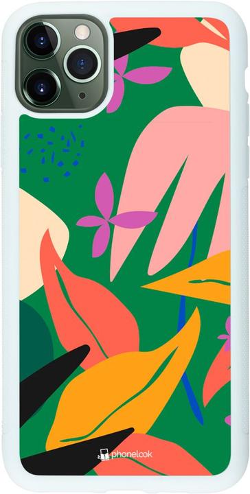Actual product image PhoneLook Cover Silicone white Abstract Jungle (Apple iPhone 11 Pro Max)