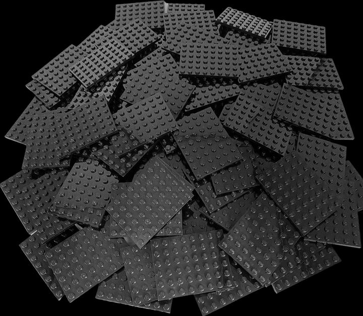 Image du produit LEGO Plaques ® noires 6X8 - ​​Classique, Basique, Ville, Mine Craft - 3036 - 50x (3036, LEGO Accessoires)