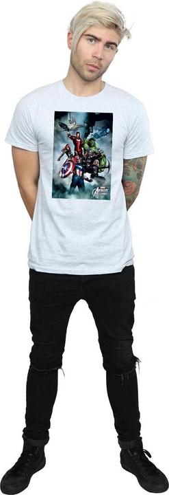 Actual product image Mens Avengers Assemble Team Montage T-Shirt (XL)