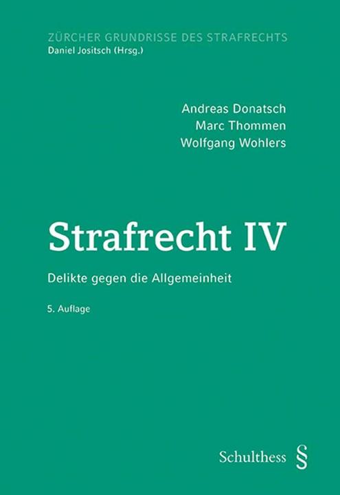 Produktbild Strafrecht IV (PrintPlus) (Deutsch, Andreas Donatsch, 2017)
