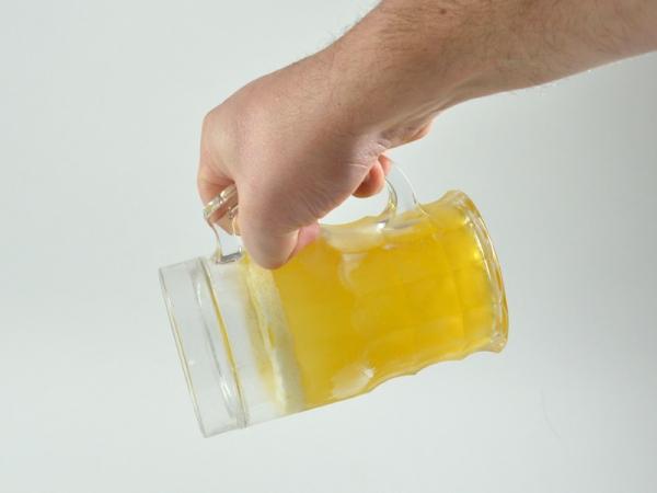 Actual product image Kögler Immervoll Krügle, beer mug with filling, printed box, 13.5x8.5x15.6cm (0.35 l)