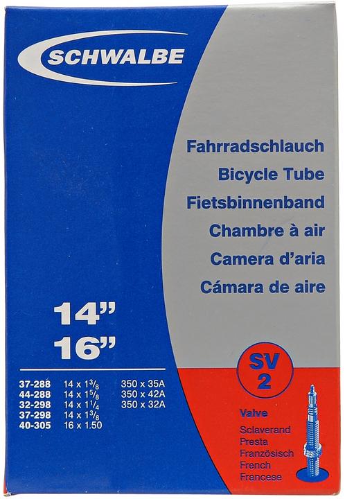Produktbild Schwalbe N°2 16x1,50 Presta 40 mm (Presta (SV), 16", 40 mm)
