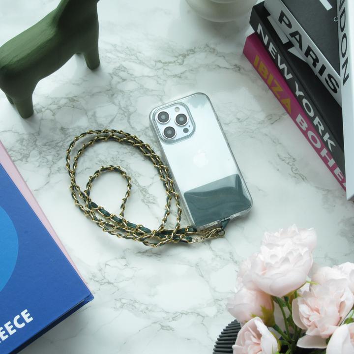 Immagine prodotto PhoneLook Lanière/lacet élégante et sophistiquée universelle pour smartphone en similicuir et métal