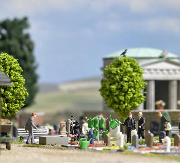 Actual product image Busch 1090 H0 cemetery kit