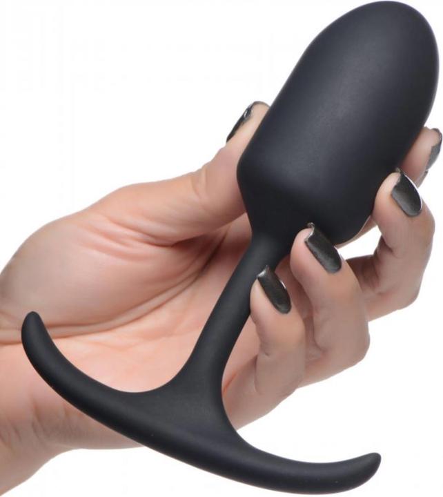 Actual product image Heavy Hitters Anal plug with weight Medium size