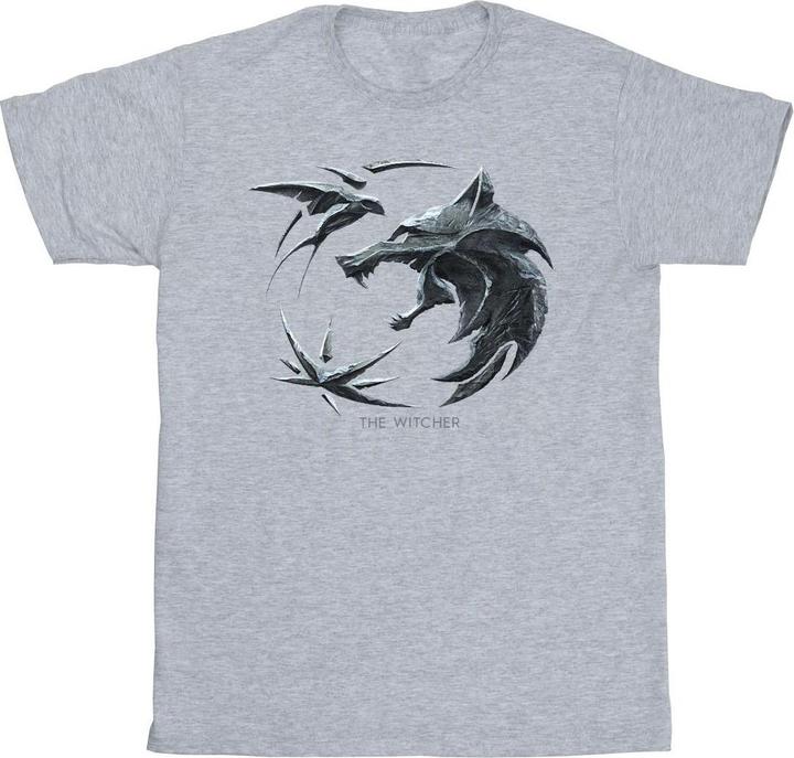Produktbild Netflix The Witcher Wolf Logo TShirt (XXL)
