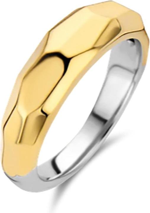 Image du produit Ti Sento Milano Bague géométrique plaquée or 12201SY (56, Argent 925)