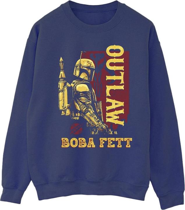 Star Wars The Book Of Boba Fett Distressed Outlaw Sweatshirt