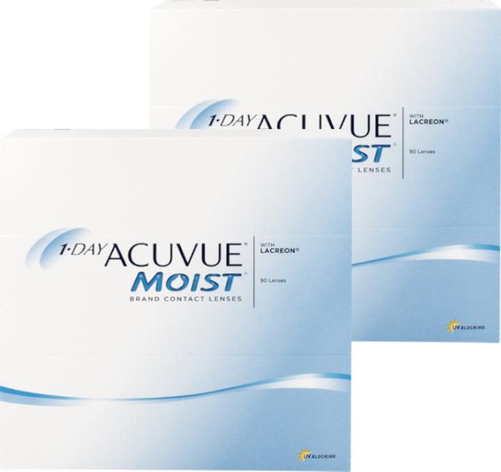 Produktbild Acuvue Moist (180 Stück, Tageslinse, Sphärisch)