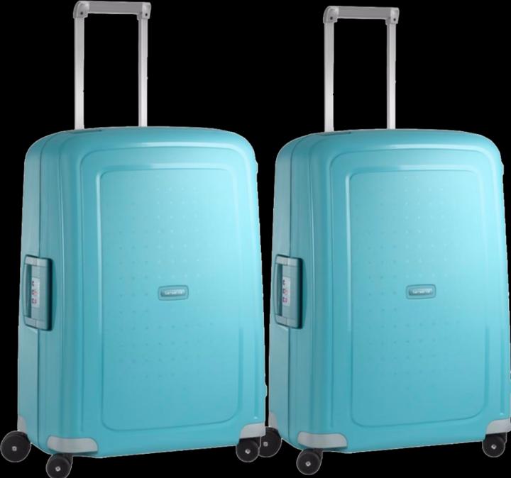 Image du produit Samsonite S'Cure Spinner 69cm Duo Pack Aqua Blue (79 l)