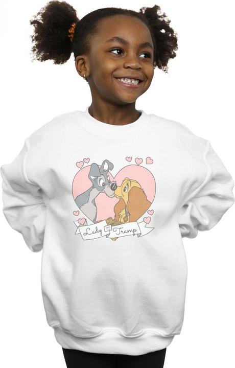 Produktbild Disney Lady And The Tramp Love Sweatshirt Mädchen (152, 158)