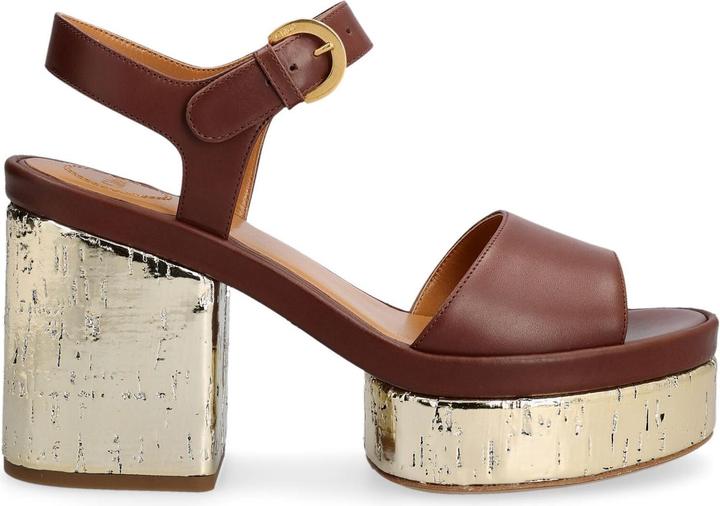 Chloé Chlou00e9 Odina Leather Sandals (35)