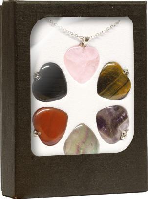 Produktbild PranaHaus Kette „Edelstein Herzen“