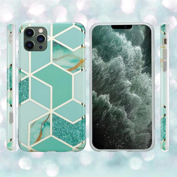 Produktbild Cadorabo IMD TPU Bunter Marmor Cover (Apple iPhone 12 Pro Max)