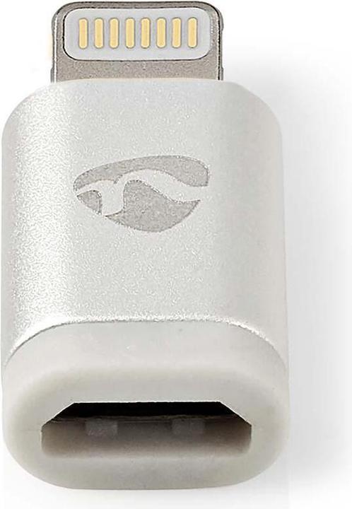 Nedis Adattatore Lightning | Apple Lightning 8-pin | Presa USB Micro-B | Placcato oro | Alluminio | (Lightning, USB Micro-B)