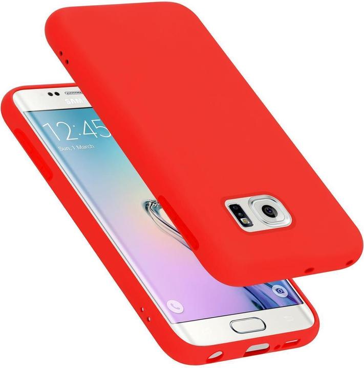 Immagine prodotto Cadorabo Copertura della cassa del silicone liquido TPU (Samsung Galaxy S6 Edge)