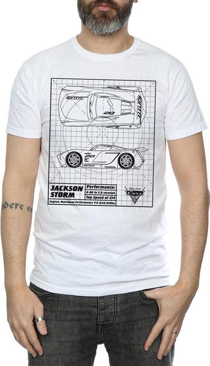 Produktbild Disney Cars Jackson Storm Blueprint TShirt (L)