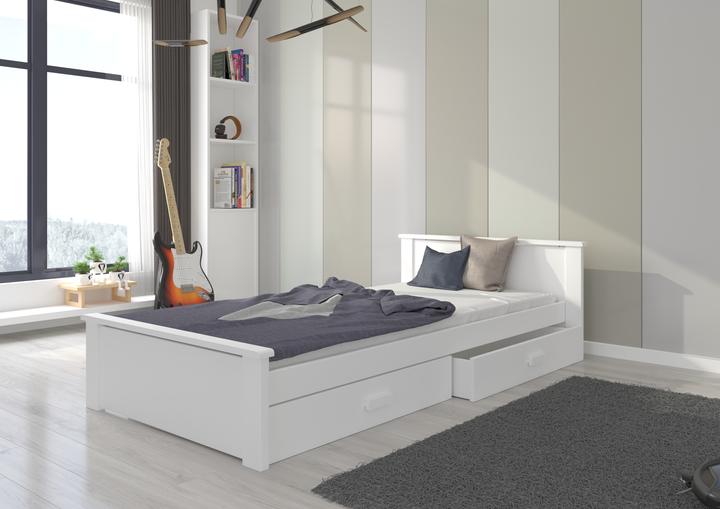 Actual product image ADRK Furniture Bed with mattress ALDEX 200x90 (200cm x 90cm)