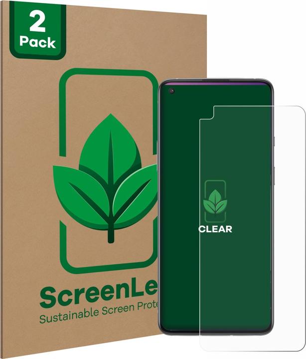 Productafbeelding ScreenLeaf Beschermfolie duurzame screenprotector screenprotector folie helder transparant (2 Stuk, OnePlus 8T)
