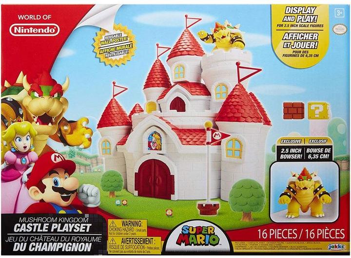 Produktbild Jakks Pacific Super Mario - Mushroom Kingdom Castle Playset (58541-4L)