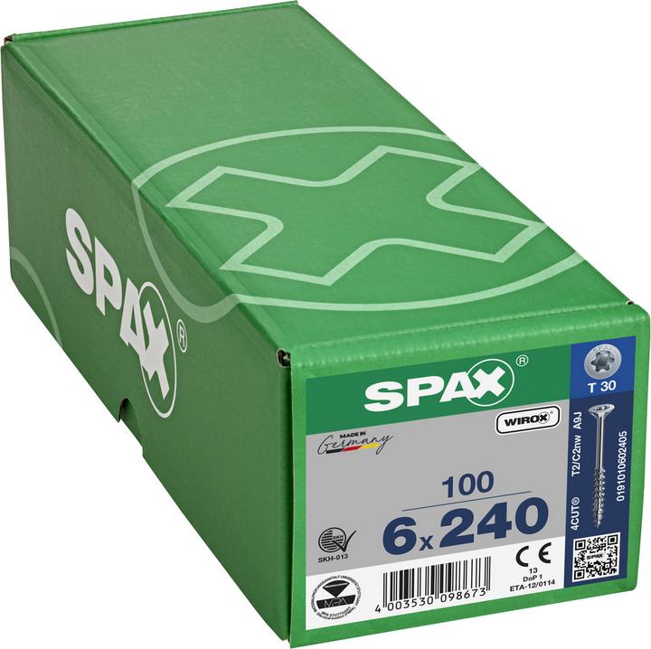 Immagine prodotto Spax Viti mordenti per pannelli truciolati (100 Viti per pezzo)