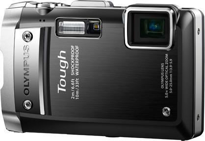Olympus TG-810, 14MP, 3D, 5x Zoom, GPS, Wasserfest, Schwarz (1/2,3'')