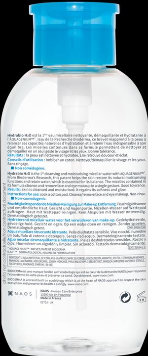 Produktbild Bioderma H2O Pompe Inversée (Mizellenwasser, 500 ml)