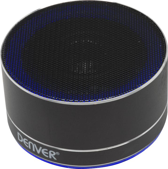 Actual product image Denver Wireless Bluetooth Speakers Electronics BTS-32 3W Black (3 h, Rechargeable battery operated)