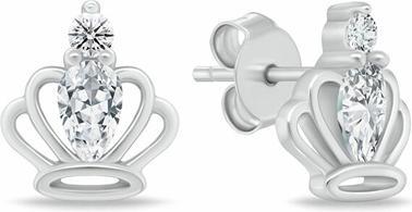 Produktbild Brilio Silver - Decent gold-plated earrings with zircons EA1055Y