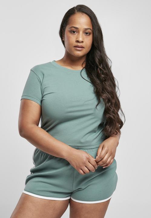 Immagine prodotto Urban Classics Maglietta da donna in jersey elasticizzato (S)