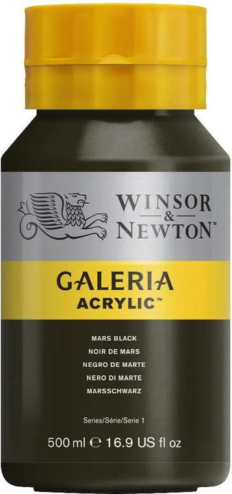 Produktbild Winsor & Newton Galeria Acrylic 500Ml Mars Black 386 (500 ml)