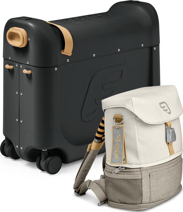 Actual product image Stokke BedBox™ + Crew BackPack™ Travel Set Black /White (23 l, Hand luggage (up to 50 litres))