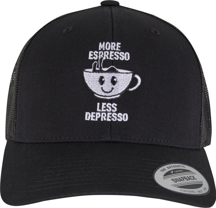 Produktbild Mister Tee MisterTee More Espresso Less Depresso Retro Trucker - 194155 (One Size)