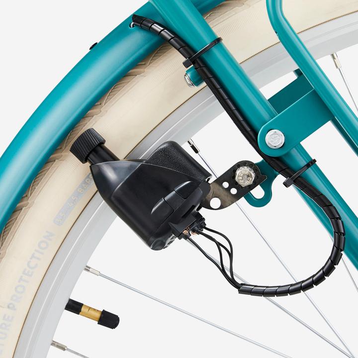 Actual product image Elops City Bike 28 inch 520 LF Ladies green