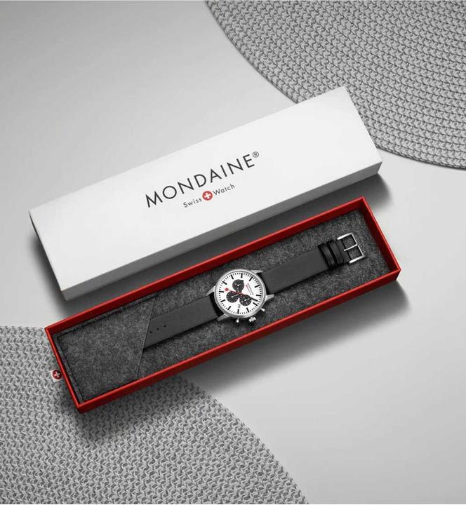 Actual product image Mondaine Neo Vegan (Chronograph, 41 mm)