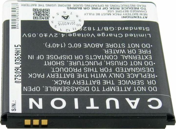 Produktbild AccuCell Akku für Mobistel Cynus F4 BTY26183 Ersatzakku