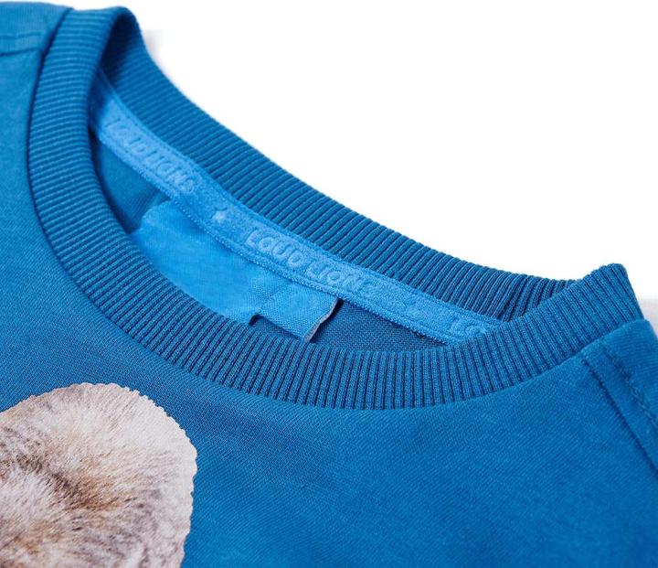 Immagine prodotto VidaXL Camicia da bambino a maniche lunghe blu petrolio 116,Materiale: 100 (116)