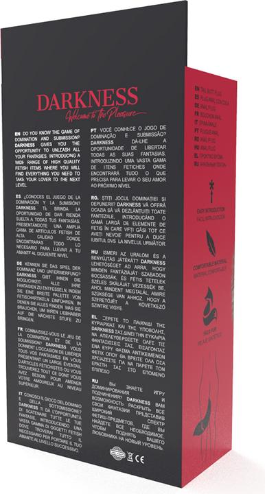 Image du produit Darkness Plug anal en métal avec queue brune