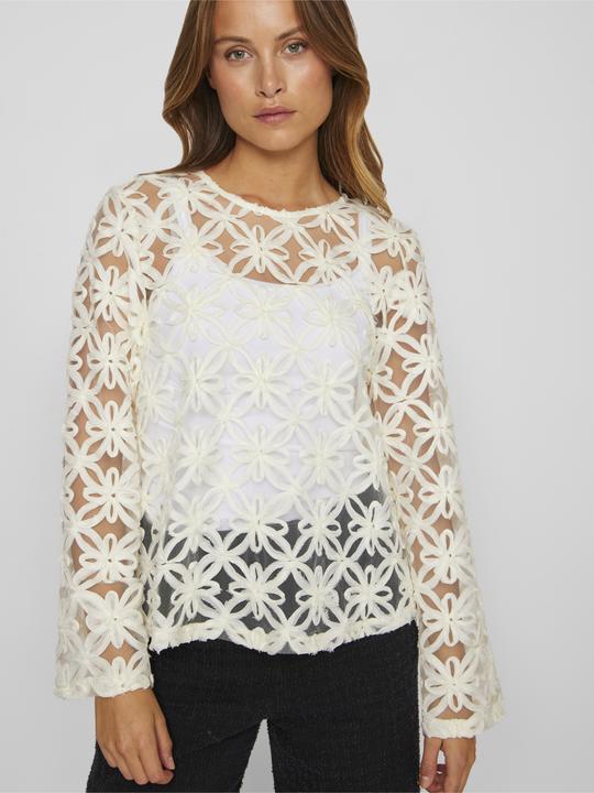 Actual product image Vila Round neck top with long sleeves (34)