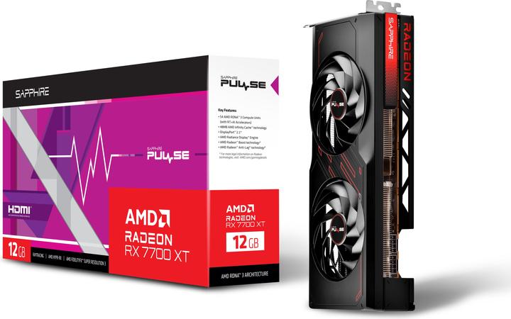 Produktbild Sapphire RX 7700XT Pulse Gaming (12 GB)