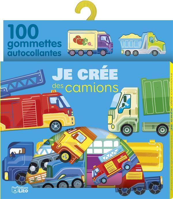 Produktbild Je crée des camions : 100 gommettes autocollantes (Französisch, Della Malva Eléonore, 2024)