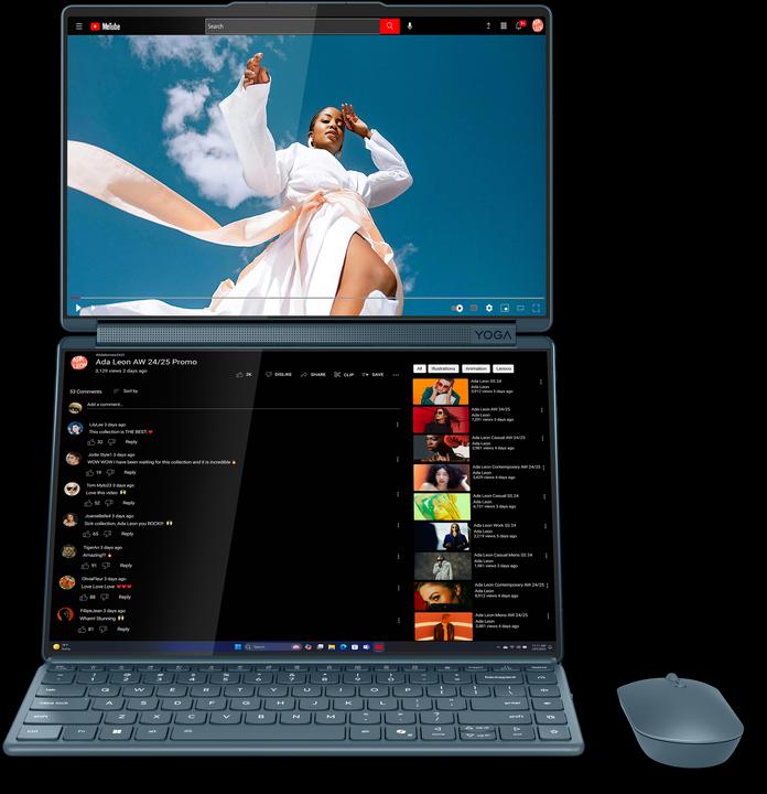 Image du produit Lenovo Yoga Book 9 (14", Intel Core Ultra 9 285H, 32 Go, 1000 Go, CH)