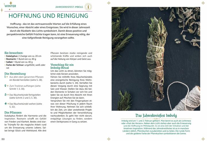 Produktbild Magische Rituale mit Räucherbündeln. Zu Jahresfesten und im Alltag: Reinigung, Schutz, Liebe uvm (Deutsch, Flora Denis, 2024)