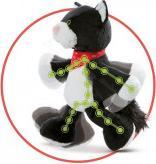Actual product image NICI Plush Soft Toy Movable Cat Pepper, 30cm (30 cm)