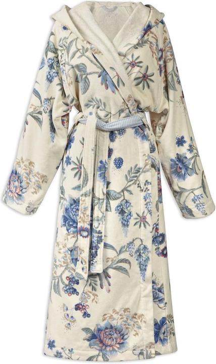 Actual product image PIP Studio Secret Garden bathrobe white blue S (1pc) (S)