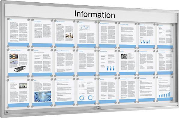 Actual product image Schaar-Design Sliding door showcase (Blackboard, 97.5 x 194.5 cm)