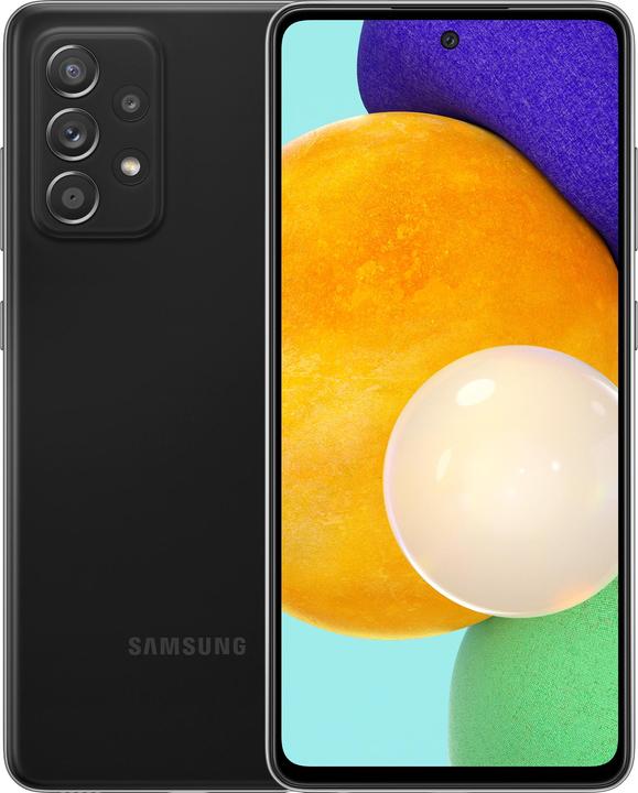 Samsung Galaxy A52 5G EU (128 GB, Black, 6.50", Dual SIM, 64 Mpx, 5G)